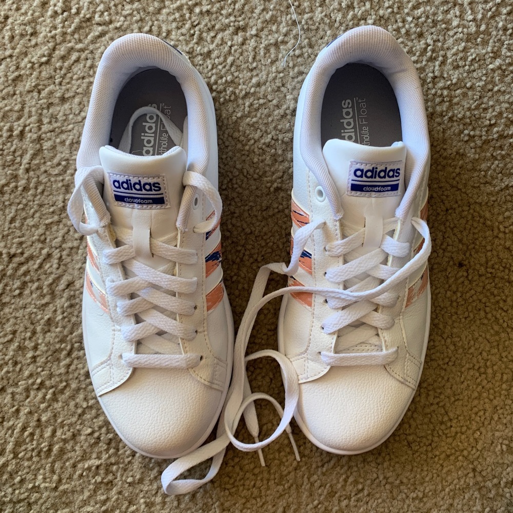 Adidas White Ortholite Float Sneakers - image 1